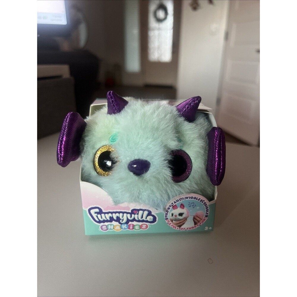 FURRYVILLE SHAKIEZ GIGGLES & WIGGLES PLUSH, Green Dragon